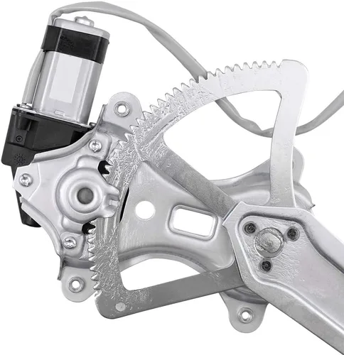 Vista 4 de Brock Elevalunas eléctrico delantero de repuesto para el lado del conductor con conector de motor de 6 pines compatible con Tundra 2007-2021