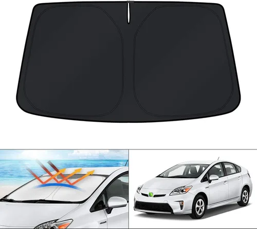 Vista 33 de KUST Parasol para parabrisas para Chevy Malibu 2013 2014 2015 accesorios de ventana cubierta solar plegable bloquea los rayos UV mantener el coche