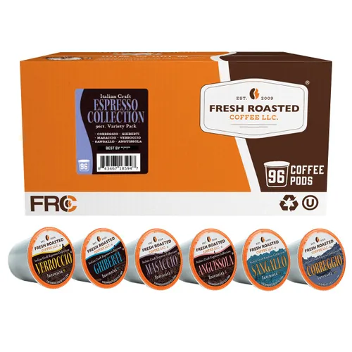 Vista 89 de Fresh Roasted Coffee, Blackbeard's Revenge, tueste medio, 24 cápsulas para cafeteras K-Cup