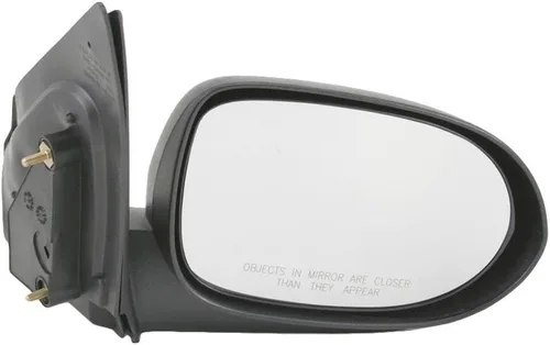 Vista 184 de TRQ Cubierta cromada del espejo manual del lado del pasajero, acabado liso para Volvo VNL 2004-2014