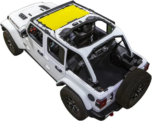 Vista 12 de SPIDERWEBSHADE Parasol de media parte original JL de 4 puertas (2018-2026) Compatible con Jeep Wrangler JL de 2 puertas o JLU Rubicon Sahara
