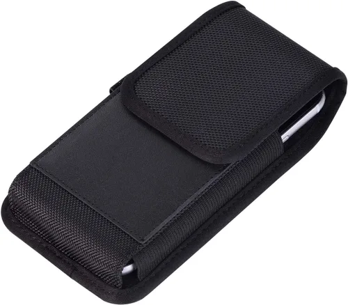 Vista 4 de Funda de nailon resistente para teléfono celular, funda para cinturón para Google Pixel 8a, 7a, 6a, 5a, 4a, 5G, Pixel 9, 8, 7, 6, Samsung Galaxy