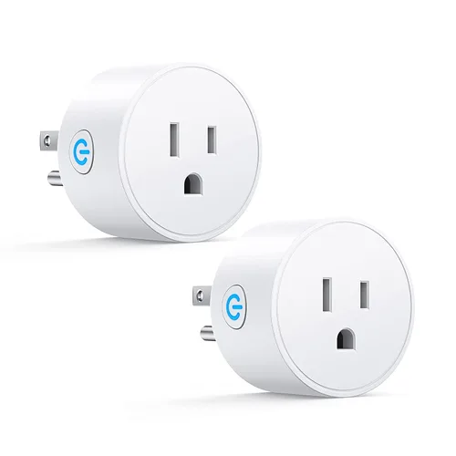 Enchufe inteligente, compatible con Smart Life, Siri, SmartThings, Alexa Google Assistant para control de voz, control remoto, temporizador, mini