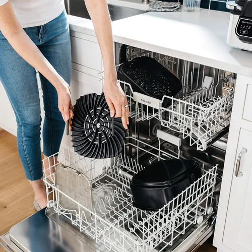 Vista 12 de Ninja Foodi Pro 5 en 1 con sonda inteligente integrada para uso en interiores, freidora de aire de 4 cuartos, para asar, hornear, deshidratar