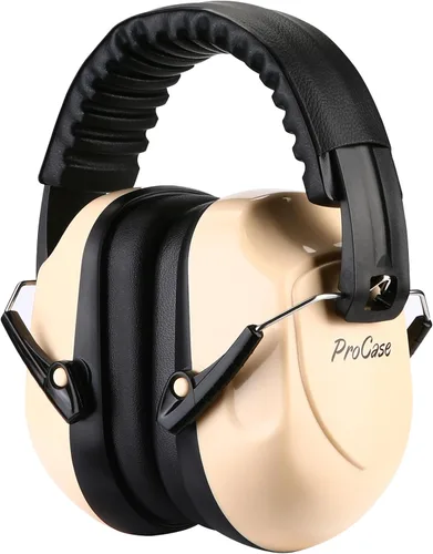 Vista 41 de ProCase - Orejeras con reducción de ruido, protección auditiva a prueba de sonido, auriculares con cancelación de ruido NRR 28dB para adultos, niños