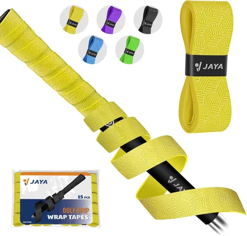 Vista 16 de JAYA Golf Grip Wrapping Tape – Regrip Your Clubs in 1 Minute, PU Overgrip, No Solvent Needed, 3 or 15 Pack