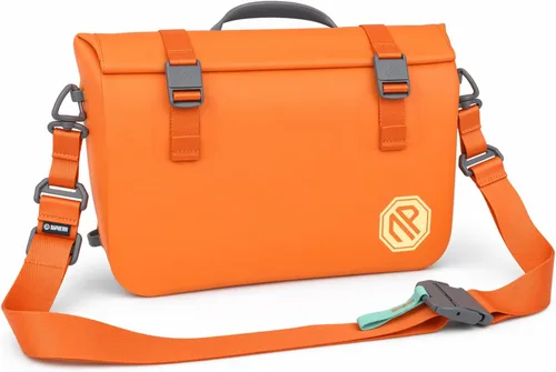 Vista 12 de niphean Riñonera impermeable IPX7, bolsa seca magnética con cierre de una Negro