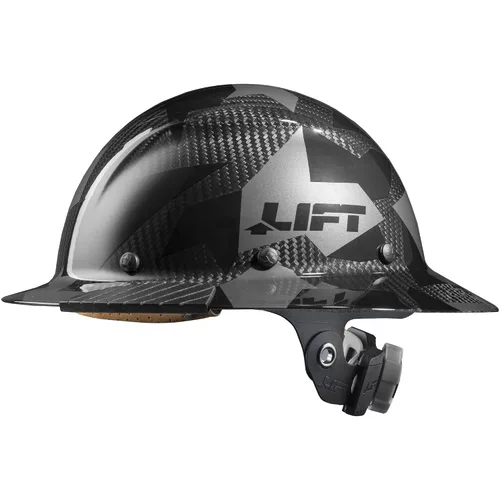 Lift Dax - Casco duro de fibra de carbono de ala completa/casco de