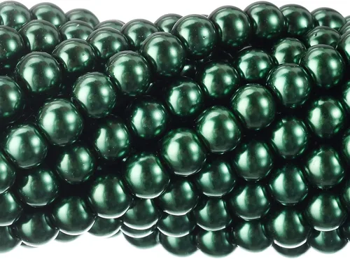 Vista 15 de RUBYCA 200 piezas de cuentas redondas de cristal checo satinado brillante pequeñas para hacer joyería 10mm Amatista Púrpura