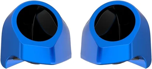 Vista 593 de Advanblack Alpine Green Tour Pack - Paquete de altavoces de 6.5 pulgadas, carcasa de audio trasera, color a juego, ajuste Harley King Tour Pack