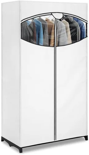 Whitmor blanco, Cubierta de tela del armario de ropa, 36"