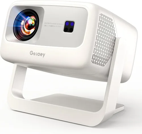 [Nueva generación mejorada con luz diurna/descargas de aplicaciones oficiales con un solo clic/65 W Dolby Audio/soporte 4K] Proyector para