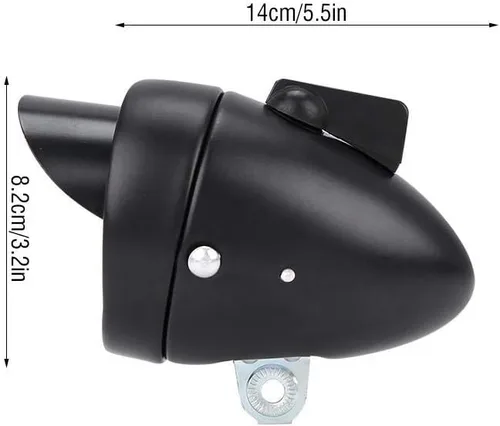 Vista 3 de Luz delantera de la bicicleta, al aire libre LED fuerte brillo retro tipo bicicleta faro para bicicleta de noche montar