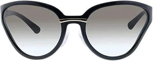 Vista 2 de Prada PR 22VS 1AB0A7 Gafas de sol de mariposa de plástico negro lente gris