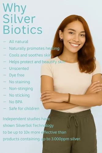 Vista 7 de Silver Biotics - Gel curativo de heridas de plata 24 PPM, capa de protección para cortes, irritaciones y quemaduras, 1.5 onzas