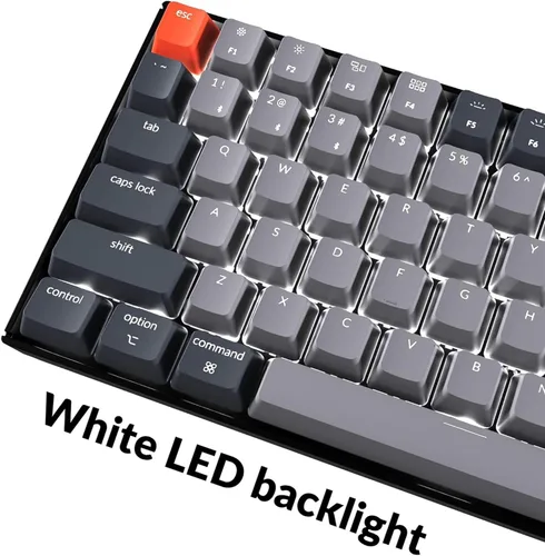Vista 3 de Keychron K4 96% Layout 100 teclas inalámbrico Bluetooth 5.1teclado mecánico USB con cable para juegos con Gateron G Pro Interruptor rojo