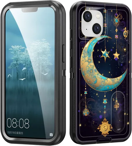 Vista 114 de Funda para iPhone Air con soporte integrado, a prueba de golpes, polvo y caídas, 3 capas, grado militar, funda protectora para iPhone Air de 6.5