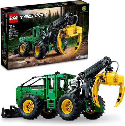 LEGO Technic John Deere 948L-II Skidder 42157 Kit avanzado de construcción de juguete de tractor para niños de 11 años en adelante, regalo para