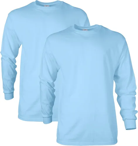 Vista 156 de Gildan - Camiseta de manga larga de algodón ultra estilo G2400 para adultos, paquete múltiple