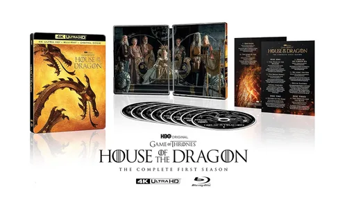 Vista 4 de House of the Dragon The Complete First Season Steelbook4K Ultra HDBlu-rayDigital 4K UHD
