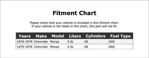 Vista 2 de Upper Radiator Coolant Hose Compatible With Chevrolet Monza GAS 1975 1976 1977 1978 1979 PC-1098220