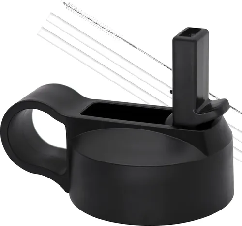 Tapa de popote de repuesto para botella de agua de boca ancha Hydroflask, tapas superiores con popote para accesorios Hydro Flask, tapa de popote de