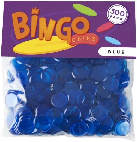 Vista 3 de Paquete de 300 fichas de bingo insertadas de metal, elige entre 4