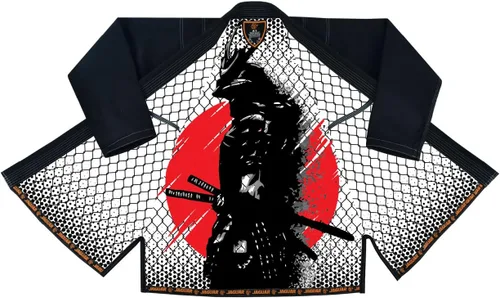 Jaguar Pro Gear Way of the Warrior Inner Sublimated - Uniforme unisex tipo kimono de Jiu Jitsu BJJ para Jiu Jitsu BJJ - Cinturón incluido
