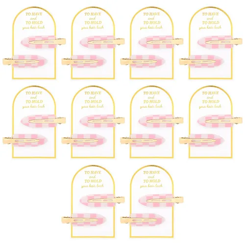 Vista 9 de 20 pinzas para el cabello de dama de honor, sin doblar, accesorios para el cabello de dama de honor, regalos, maquillaje, sin arrugas, con purpurina