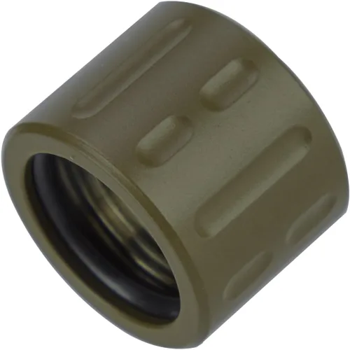 Vista 59 de NDZ Performance Protector de rosca de cañón 1/2x28 en aluminio anodizado y Cerakote o acero inoxidable PVD con junta tórica – Fabricado en EE. UU.