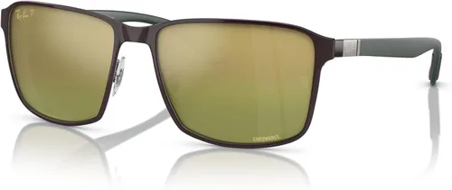 Vista 2 de Ray-Ban Rb3721ch Chromance Square Sunglasses