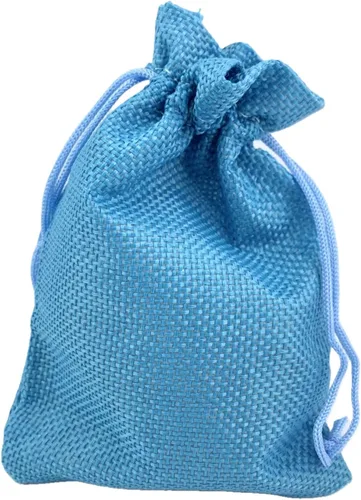 Vista 74 de Palmhomee Paquete de 20 bolsas de regalo de arpillera con cordón, bolsas de joyería de lino, bolsas de yute de arpillera para joyas de cumpleaños