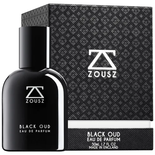 ZOUSZ Black Oud Eau De Parfum - Perfume de lujo Oud para hombres con aceite de madera de Oud negro, fragancia Oud con aroma de sándalo, cedro y