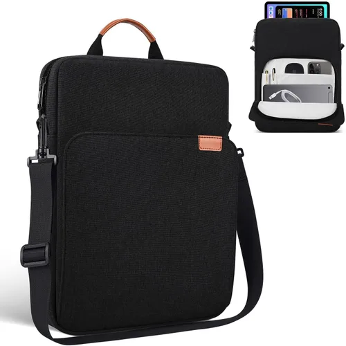 Bolsa de transporte para iPad de 11 pulgadas para iPad Pro 11 M5 M4 y iPad Air 11 M3 M2, iPad A16 con teclado mágico, funda protectora de viaje con