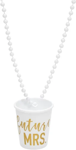 Vista 7 de Juvale Collares de chupito, paquete de 6, color rosa intenso, cadena de 13 pulgadas, vasos de chupito para despedida de soltera y regalos