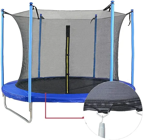 Vista 3 de Red de seguridad de repuesto para cama elástica de 12/14/15 pies para cama elástica de marco redondo, transpirable y resistente a la intemperie