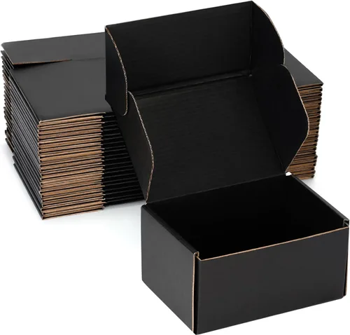 Vista 27 de Cajas de envío pequeñas de 10 x 7 x 3 pulgadas (paquete de 25) – Cajas de cartón corrugado blancas resistentes para pequeñas empresas, comercio
