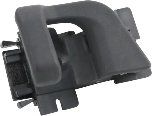 Vista 23 de TRQ Manija de puerta interior delantera izquierda cromada y negra para el lado del conductor compatible con Ford F-150 2012-2014
