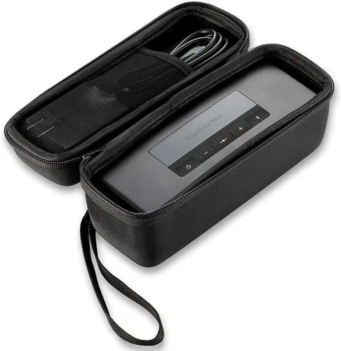 Funda de viaje Caseling de EVA rígida prémium para miniparlante Bluetooth Bose Soundlink Negro