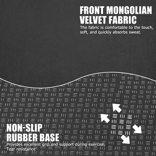 Vista 4 de TOBWOLF Pilates Reformer Mat Towel, 39'' x 24'' Non-Slip Backing Exercise Mat for Pilates Reformer, Comfortable Experience with Sweat-Wicking &