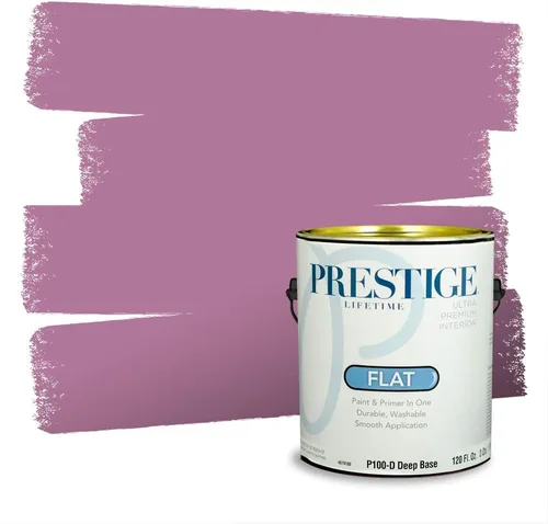 Vista 397 de Prestige Paints Pintura exterior e imprimación en uno, 1 galón, plano, coincidencia comparable de Valspar* Amber Rose*