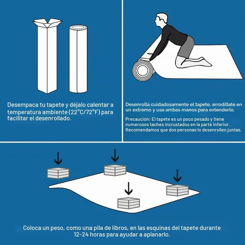 Vista 8 de Tapete para silla para alfombra, tapete para silla de escritorio de 46 x 60 pulgadas para suelos alfombrados, tapete de vinilo de oficina