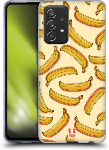 Vista 16 de Head Case Designs Apple Fruit Prints - Funda de gel suave compatible con Galaxy A52 / A52s / 5G (2021)