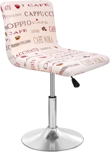 Vista 11 de Funda elástica para silla de respaldo corto, taburete de bar, solo fundas de silla (23)