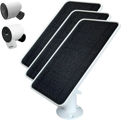 Vista 11 de JJMASEE Panel solar para cámara de seguridad SimpliSafe al aire libre y serie 2, cargador solar impermeable para cámara exterior SimpliSafe