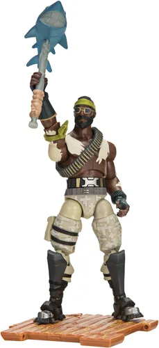 Vista 4 de Jazwares Fortnite Solo Mode Core Raptor - Paquete de figuras de bandolier