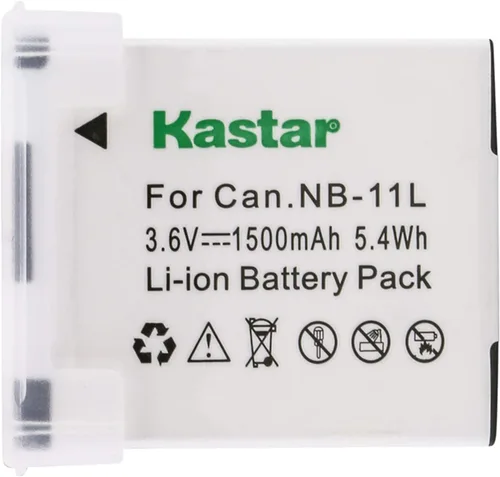 Vista 2 de Kastar Batería (1-Pack) para Canon NB-11L, CB-2LD, ES cb-2lf trabajar con Canon PowerShot A2300, A2400 IS, A2500, A2600, A3500 IS, A3400 IS, A4000