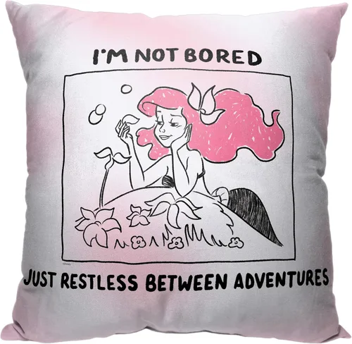 Vista 4 de Northwest Ariel - Almohada de la Sirenita, 18 x 18 pulgadas