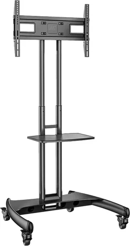 Vista 2 de North Bayou Universal Mobile soporte universal para carro de TV con soporte para pantallas de panel plano plasma LCD LED y pantallas de 32 a 65