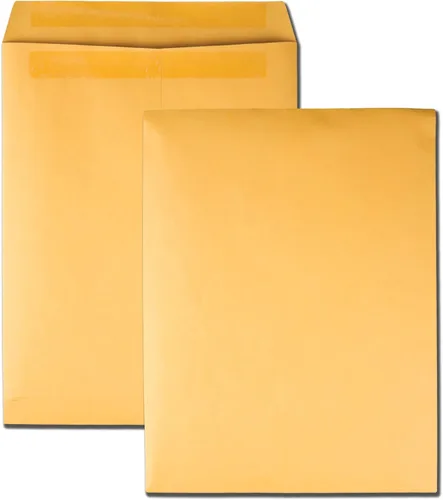 Quality Park Sobres de correo de catálogo de 10 x 13, cierre de sobre autosellado Redi, papel kraft duradero de 28 libras, 250 por caja (QUA43762),